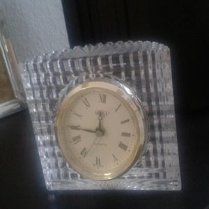 Mikasa crystal  clock made in Germany Host Pick!!!